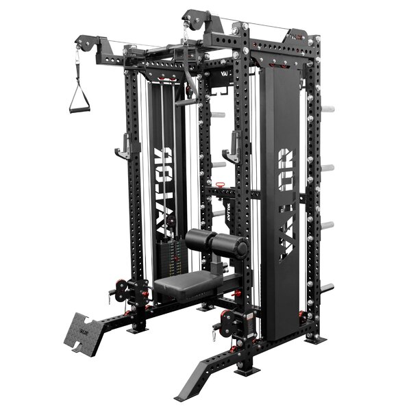 Valor Fitness - Deluxe Cable Machine Functional Trainer - Military ...