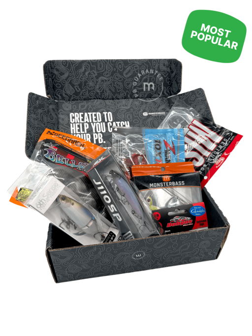 bass fishing tackle subscription box Googan Squad Monthly 8 items from top brands around the world Each box contains a random assortment of lures MONSTERBASS - The Best Fishing