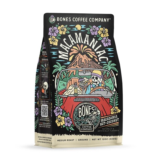 Bones Coffee Company - Macamaniac | 12oz - Military & First