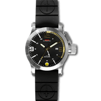 MTM Special Ops - Hypertec Gray Steel Watch - Rubber Strap II Gov