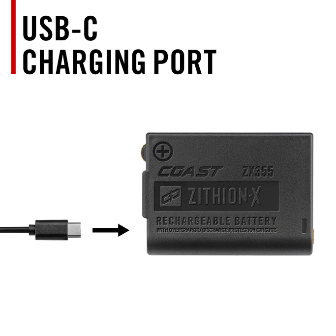 COAST Products - ZX355 Rechargeable Battery - Military & First