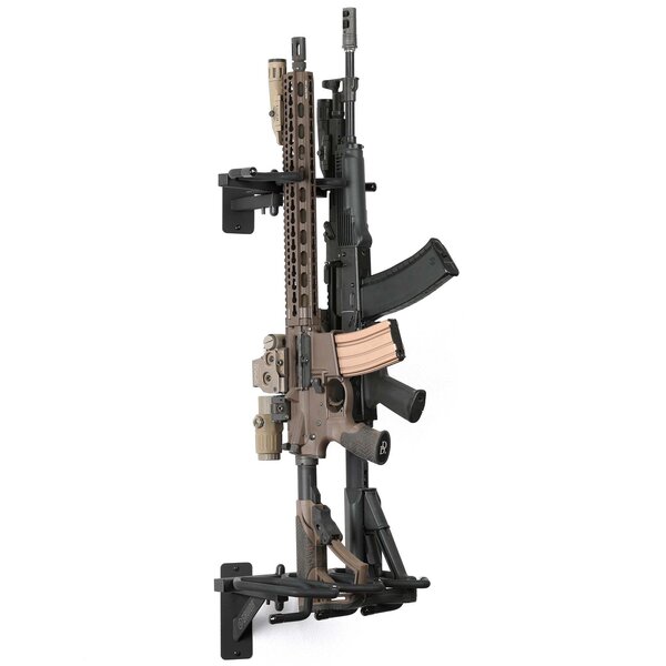 Savior Equipment - Angle Adjustable Rifle Wall Rack - 3 Slots ...