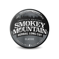 tobacco free snuff pouches Smokey Mountain Original Herbal - Arctic Mint - and Nicotine Free - 5 Can Box Bakers Ammonia Smokey Mountain Original Herbal Pouches