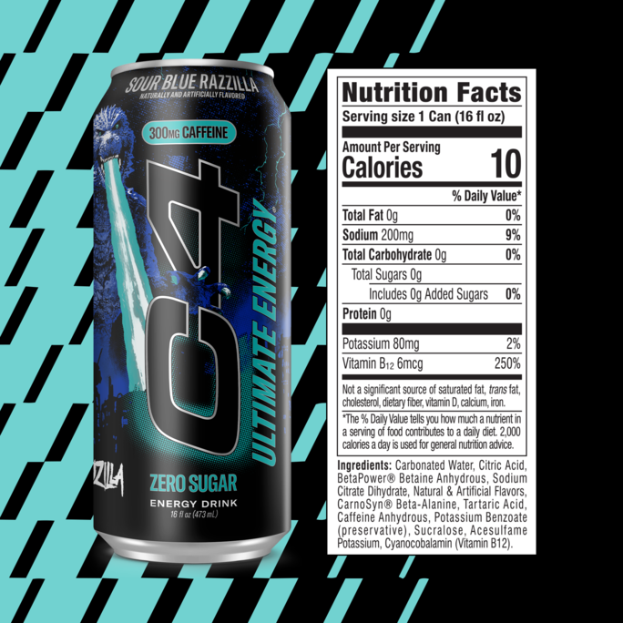 Cellucor - C4 Ultimate Energy® Carbonated x Godzilla - Military
