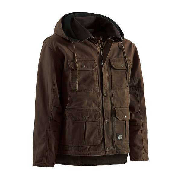 BERNE Apparel Washed Contractor Coat Military Discount GovX