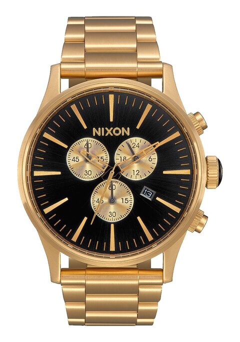 Nixon sentry chrono gold hot sale