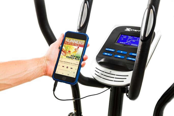 Hybrid elliptical upright online bike