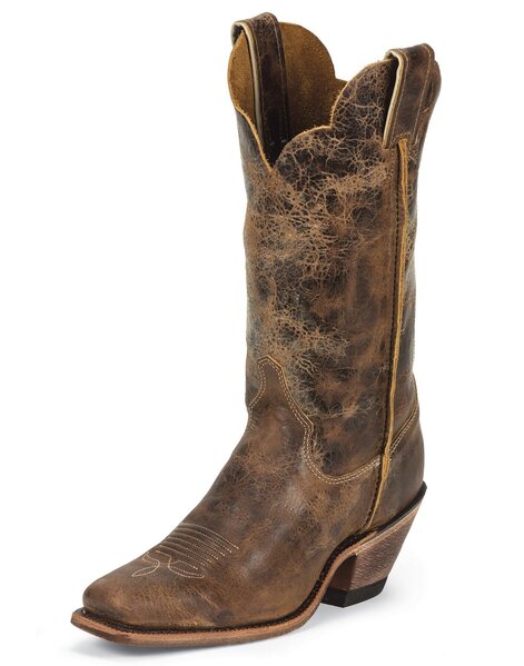 justin boots bent rail tan road