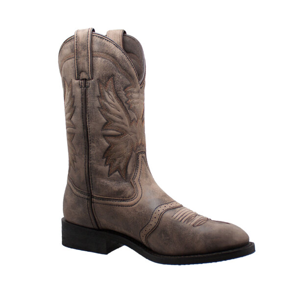 mens western round toe boots