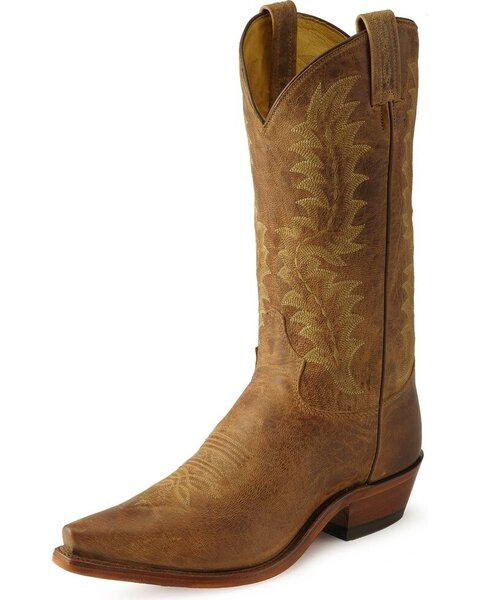 Tony Lama - Men's Tan Saigets Worn Goat Boots - 6979 Military Discount ...