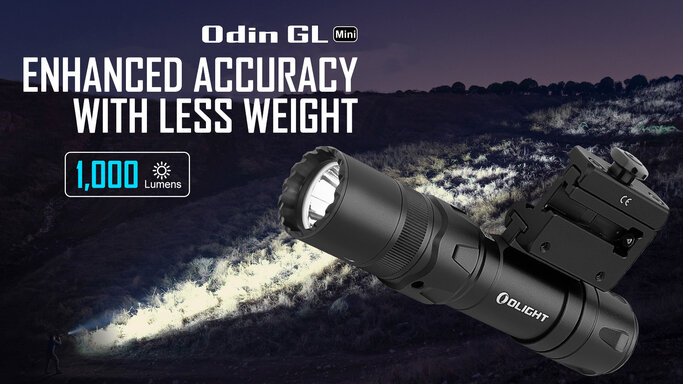 Olight Odin GL Picatinny Rail Rechargeable Tactical Flashlight Green Laser Sight | Green Laser Sight