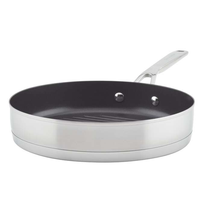 Kitchenaid 3-ply Base Stainless Steel 9.5 Nonstick Frying Pan