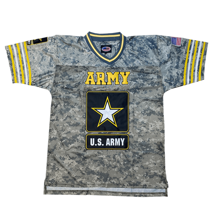 JWM Wholesale - US Army Digital Camo Embroidered Football Jersey