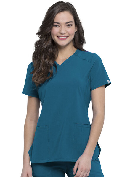 Cherokee - Women's Infinity V-Neck Top - Military & Gov't Discounts | GOVX