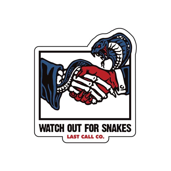 Last Call Co. - Snakes Sticker - Military & First Responder Discounts ...