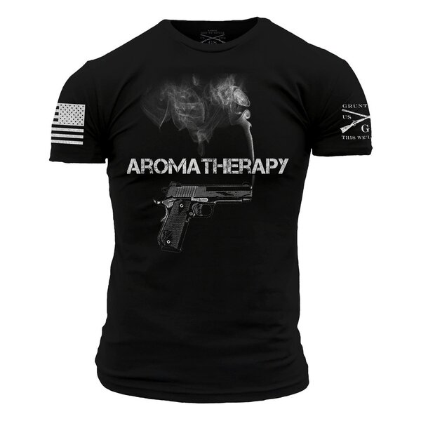 aromatherapy gun t shirt