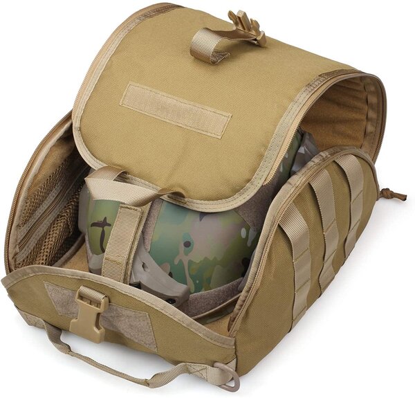 McGuire Army Navy - Tactical MOLLE Clamshell Helmet Bag - Military ...