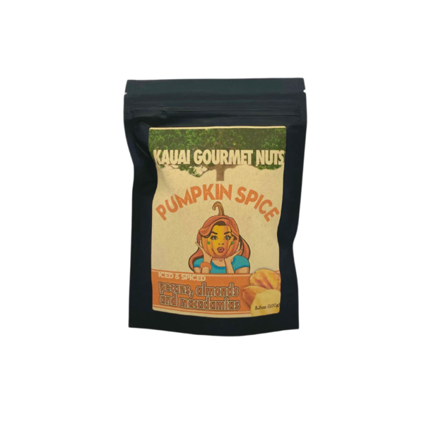 Tastes of Aloha Kaua'i Gourmet Nuts Pumpkin Spice Nut Mix