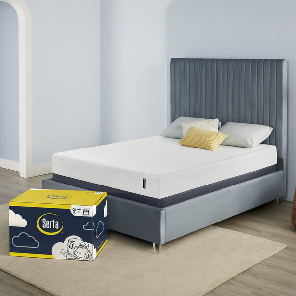 Serta Sheer Slumber 8" Medium Firm Cooling Gel Memory Foam Mattress