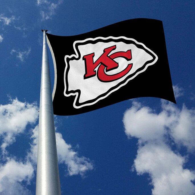 kansas city chiefs logo black background