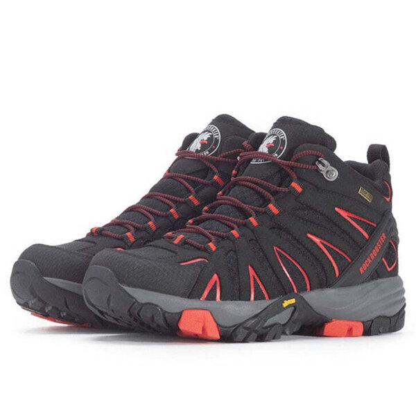 Rock Rooster Footwear - ROCKROOSTER Bedrock Black 6 Inch Waterproof Hiking Boots with VIBRAM