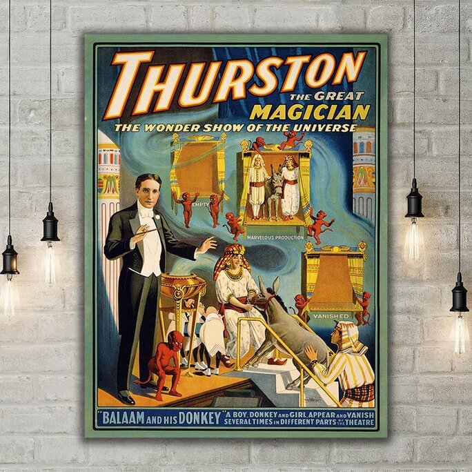 Magic Posters Vintage Magic Show Poster