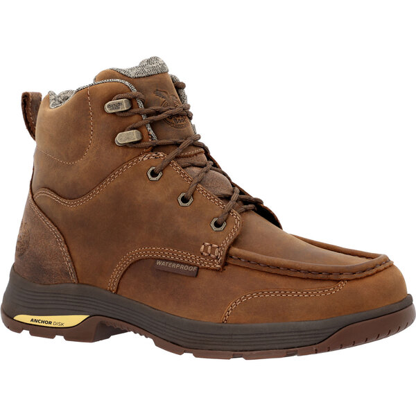 Georgia Boot - Men's Athens SuperLyte Moc-Toe Waterproof Work Boots ...