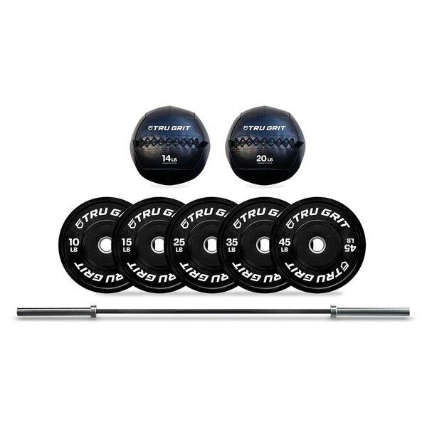 Tru Grit Fitness Home Gym Starter Bundle with Free Shipping