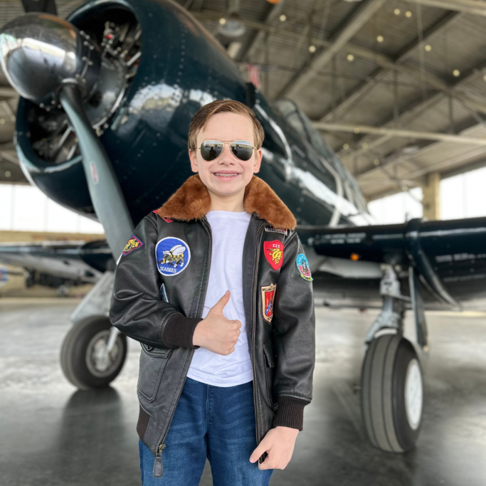 Cockpit USA - Kid's Top Gun G-1 Jacket K202136I - Military & First