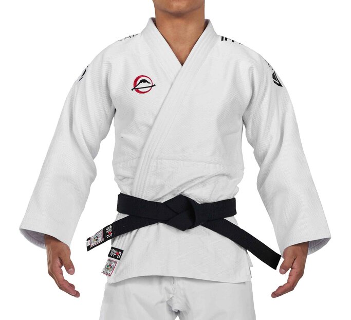 FUJI Judo Uniform  Single Weave Gi with White Belt India  Ubuy