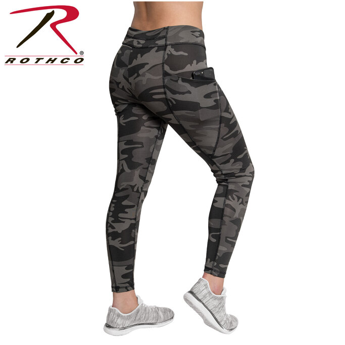 women's camo workout leggings