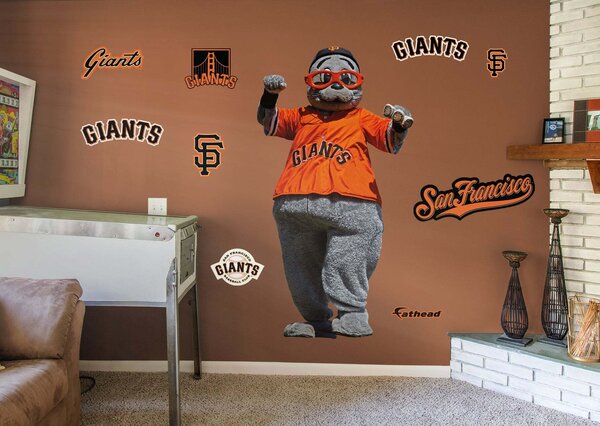 San Francisco Giants: Lou Seal 2021 Mascot - MLB Removable Wall Adhesive Wall Decal Large