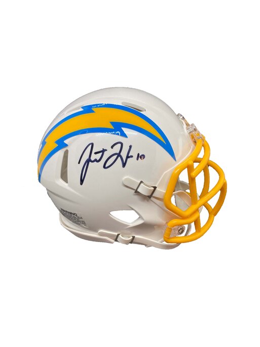 Franklin Mint - Justin Herbert Signed Los Angeles Chargers Mini Football  Helmet - Military & First Responder Discounts