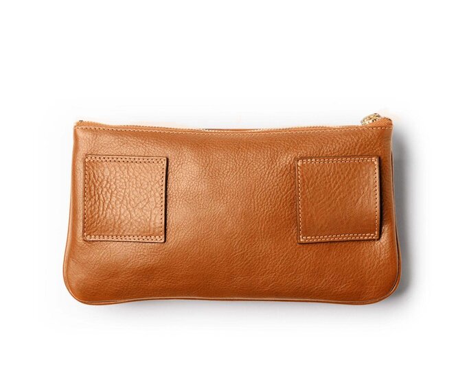 Genuine Leather Belt Bag / Rugged Leather Briefcase / Leather Hip Bag /  Men's Bag In Brown--y014