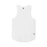 ASRV - 1060. Creora® Cotton Modal Cutoff Tank - White - Military