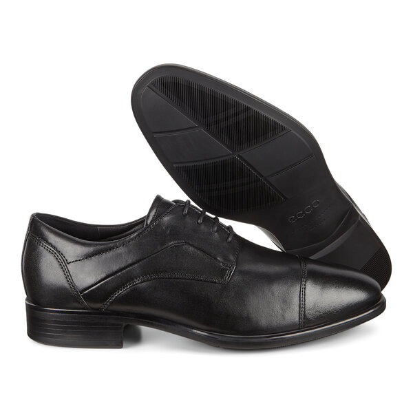 ecco men's citytray cap toe tie oxford