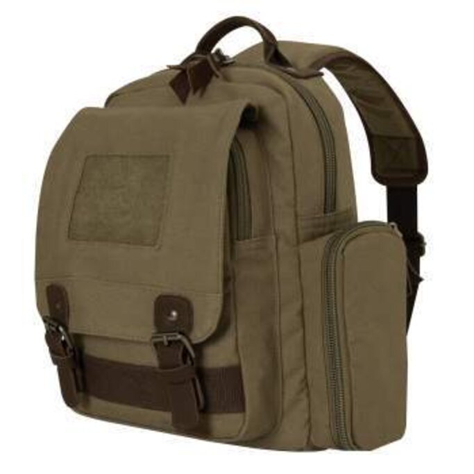 canvas sling backpack