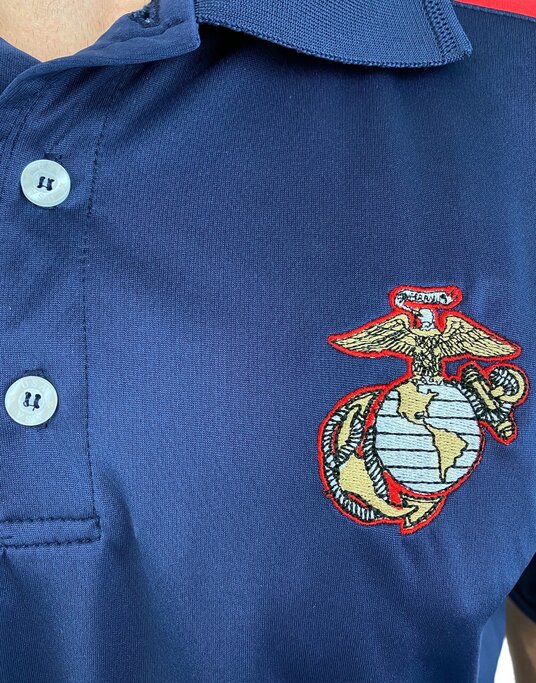 Marine corps shop polo shirts