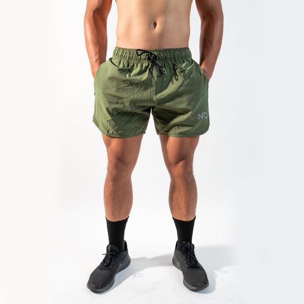 NFQ - Men's OD Green Hyper-Active Training Shorts - Military & Gov't ...