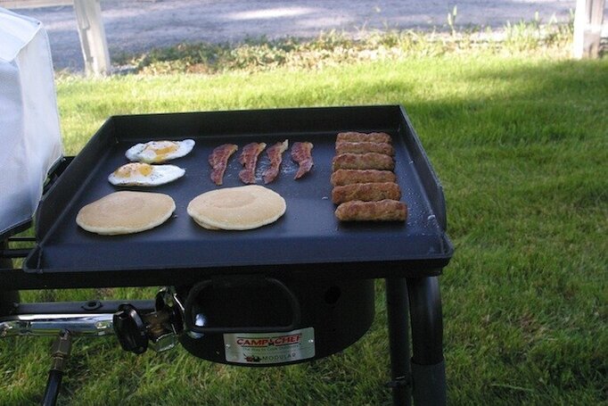 camp chef stainless steel griddle