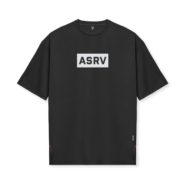 ASRV - 0822. Silver-Lite™ 2.0 Oversized Tee - Black 