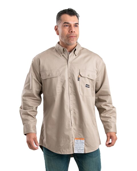 BERNE Apparel - Men's FR Button Down Workshirt - Discounts for Veterans ...