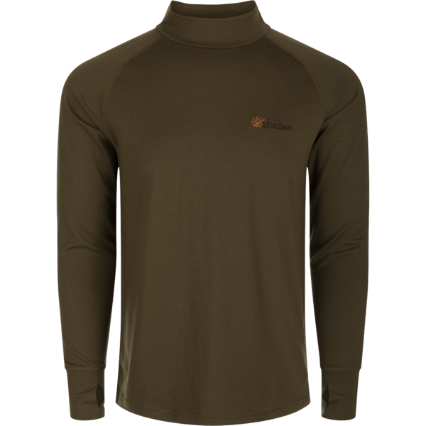 Drake Waterfowl McAlister Merino Base Layer Crew Neck Military