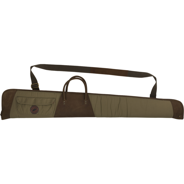 Drake Waterfowl McAlister Leather & Waxed Canvas Shotgun Case