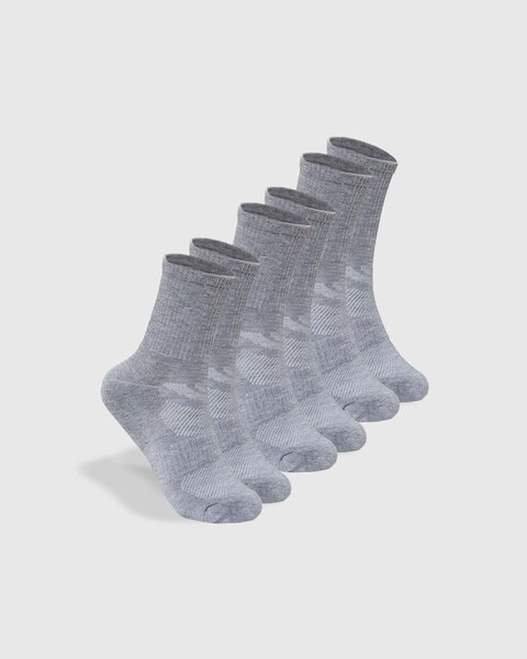True Classic - Heather Gray Half Crew Sock 3-Pack - Military & First ...