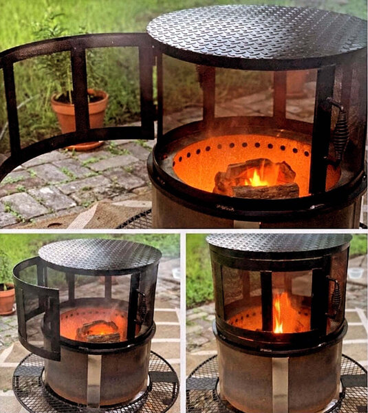 Amistad Grill Co. - Fire Pit Spark Arrestor - Heat Deflector (For 2020 ...