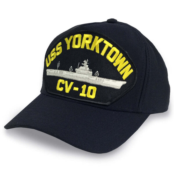 Navy Gear - Navy USS Yorktown CV-10 Hat - Military & First Responder ...