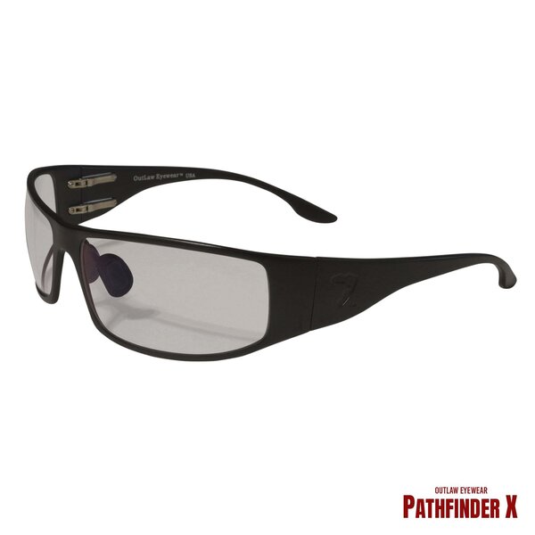 OutLaw Eyewear Fugitive TAC Op Aluminum Sunglass Black Frame