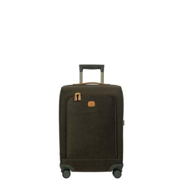 Travaloo Bric's Life 21 Inch Carryon Spinner Split Frame Military