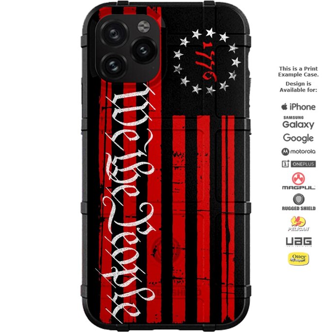 EGO Tactical - We the People Tattered Red 13-Star 1776 Flag Custom